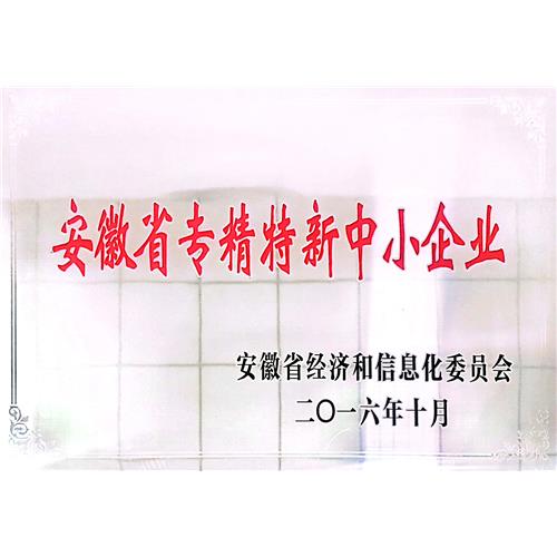 專(zhuān)精特新中小企業(yè)